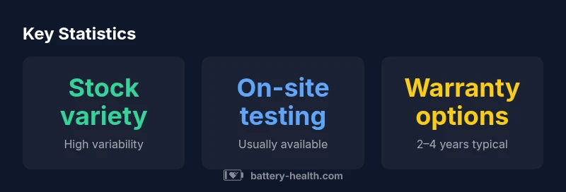 Key statistics about car battery shops near me