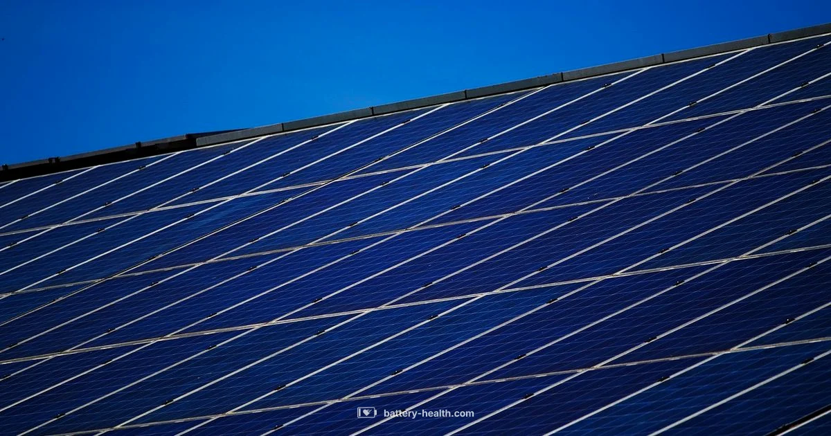 Solar Panel Battery - Battery Health