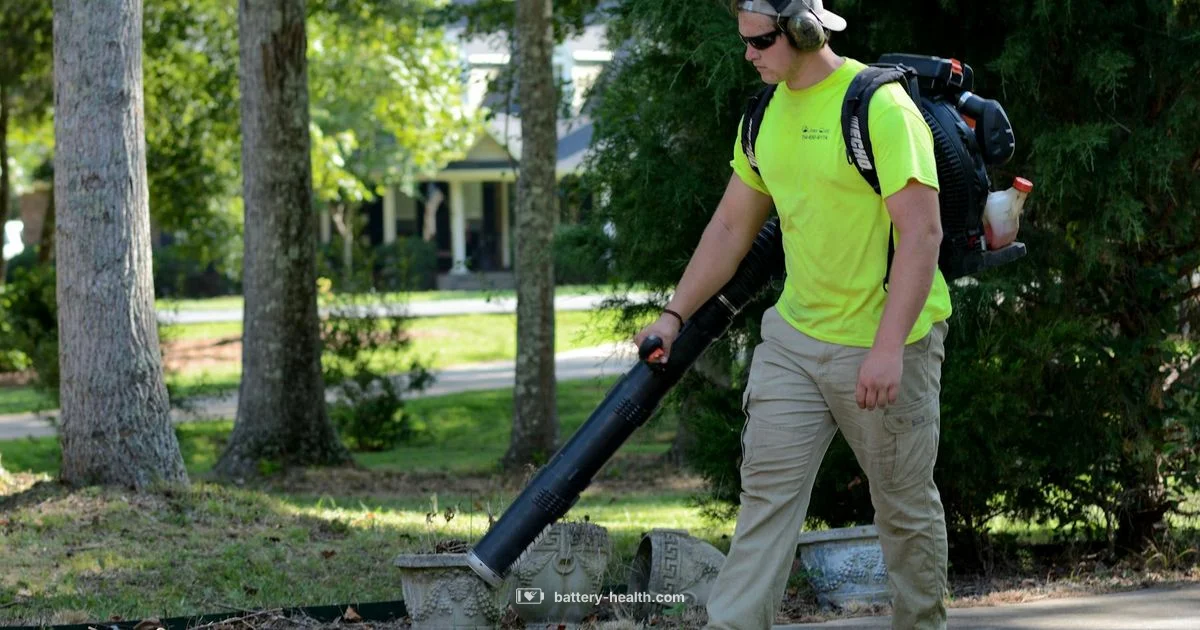 Battery Powered Blower - Battery Health