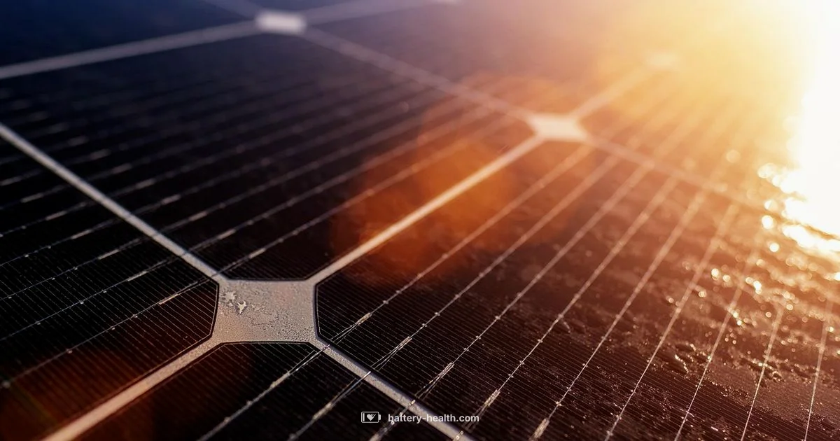 Solar Panel to Battery Solar Panel to Battery - Battery Health