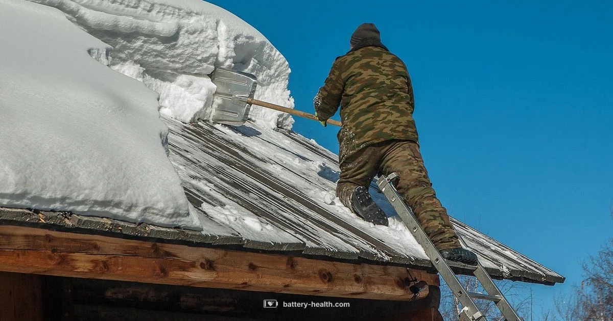 Battery Powered Snow Shovel - Battery Health