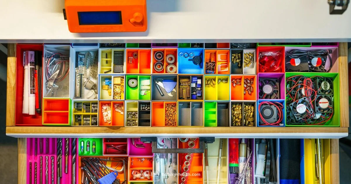 Safe Battery Organizer Safe Battery Organizer - Battery Health