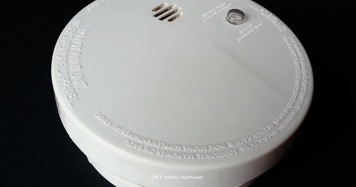 Smoke Detector Battery Smoke Detector Battery - Battery Health