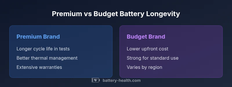 Comparison of Premium vs Budget Battery Longevity