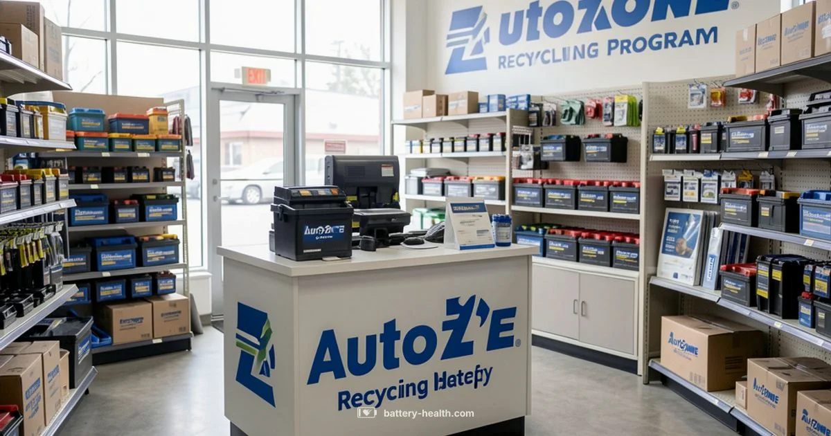 Recycling at AutoZone - Battery Health