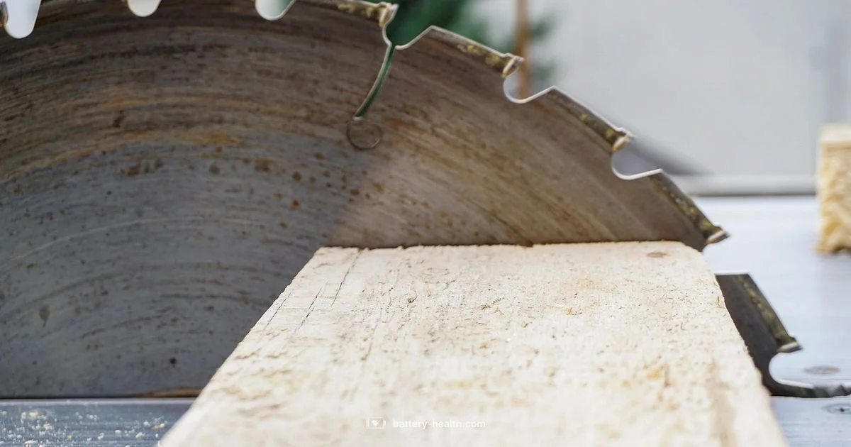 Cordless Saw Power - Battery Health
