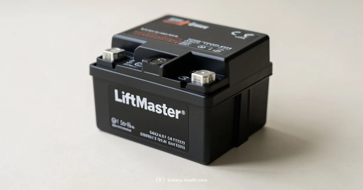 LiftMaster Battery Guide - Battery Health
