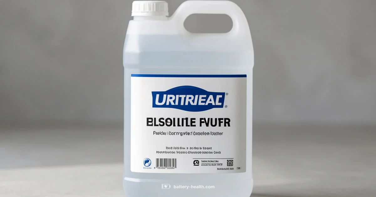 Top Off Water - Battery Health