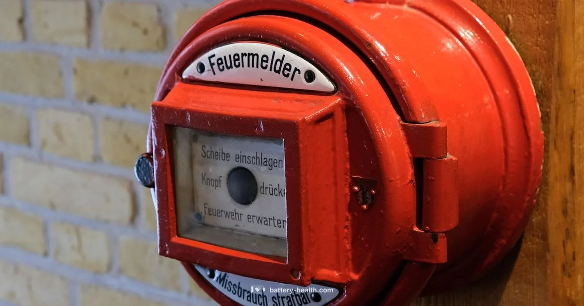 Battery Operated Smoke Alarm Battery Operated Smoke Alarm - Battery Health