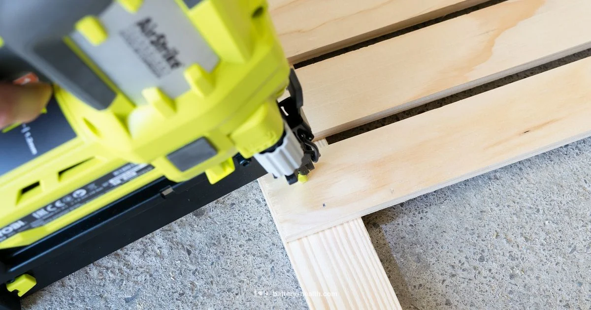 Battery Framing Nail Gun - Battery Health