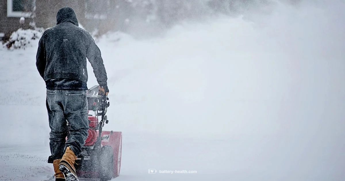 Cordless Snow Blower - Battery Health