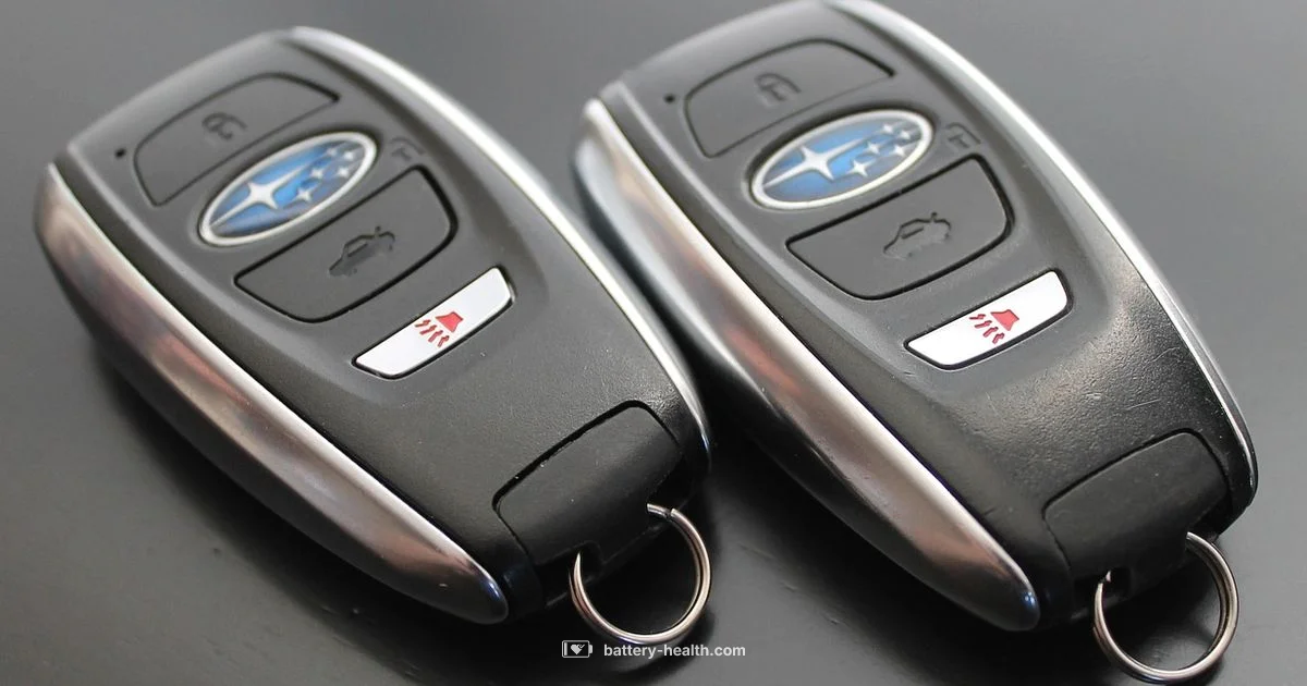 Key Fob Battery Guide - Battery Health